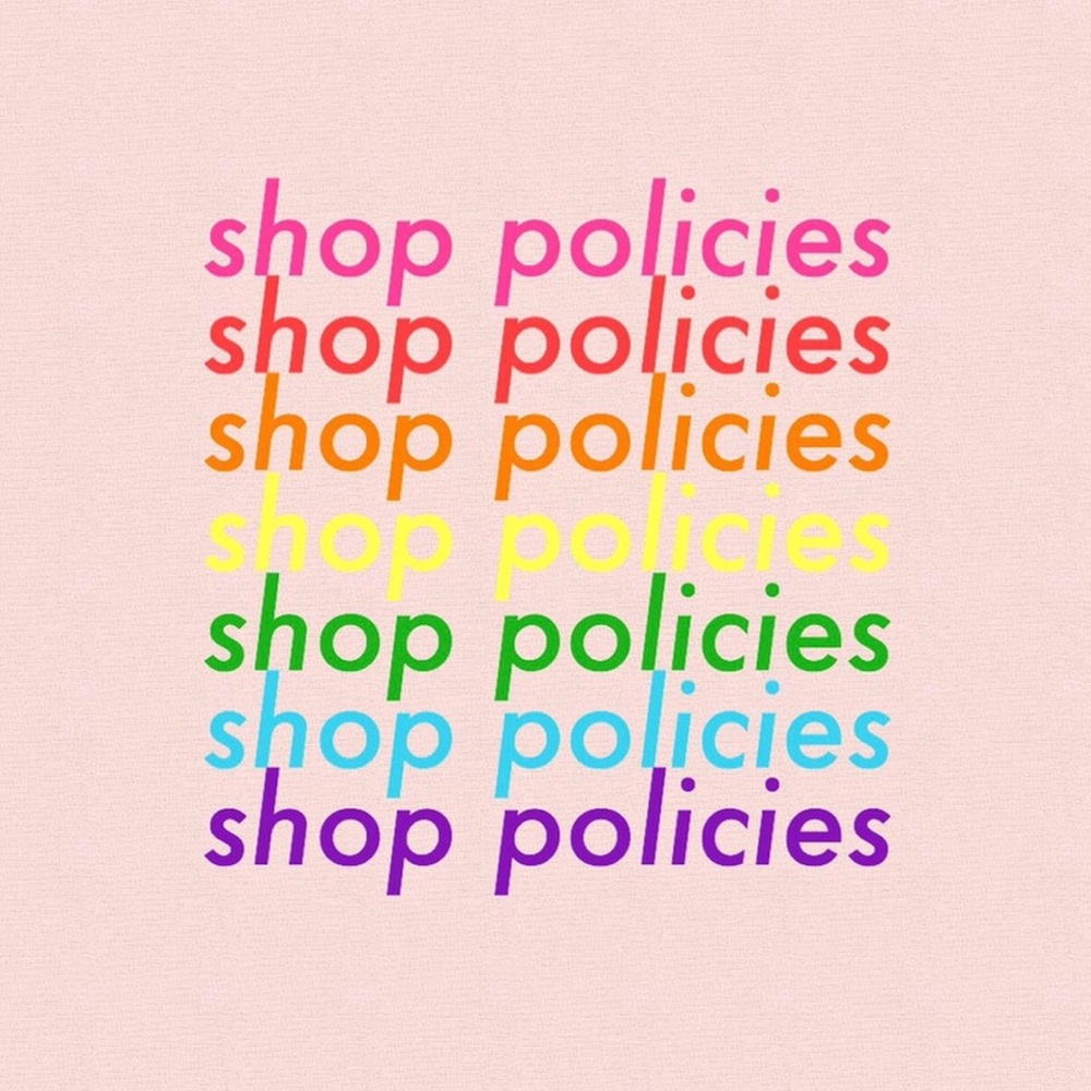 ♡ Sʜᴏᴘ ᴘᴏʟɪᴄɪᴇs ♡